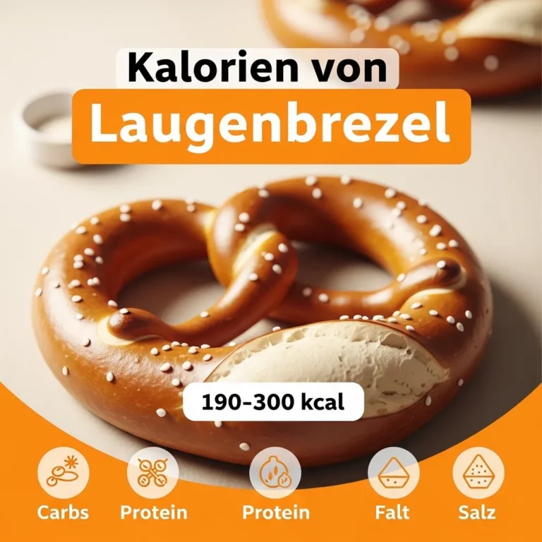 Kalorien von Laugenbrezel: So viel steckt drin Kalorien von Laugenbrezel, Nährwerte und Makronährstoffe