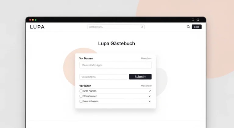 Lupa Gästebuch