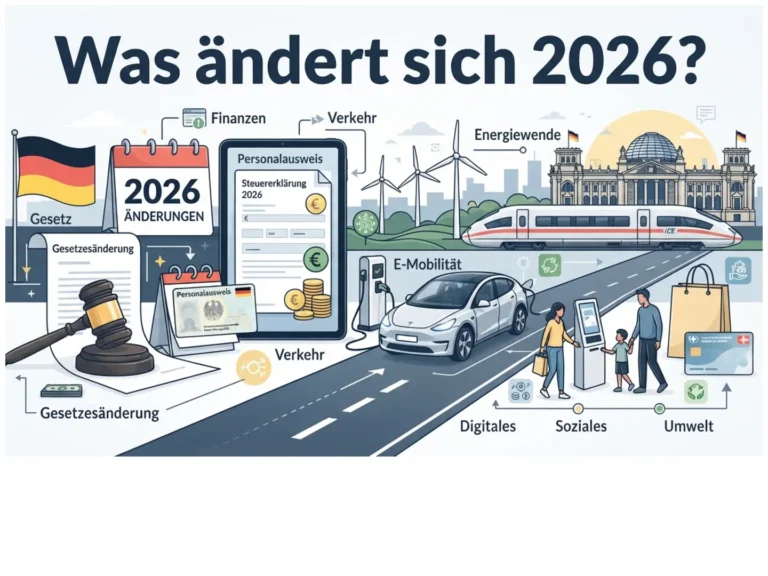 Was ändert sich 2026? Die wichtigsten neuen Gesetze und Regeln Was ändert sich 2026